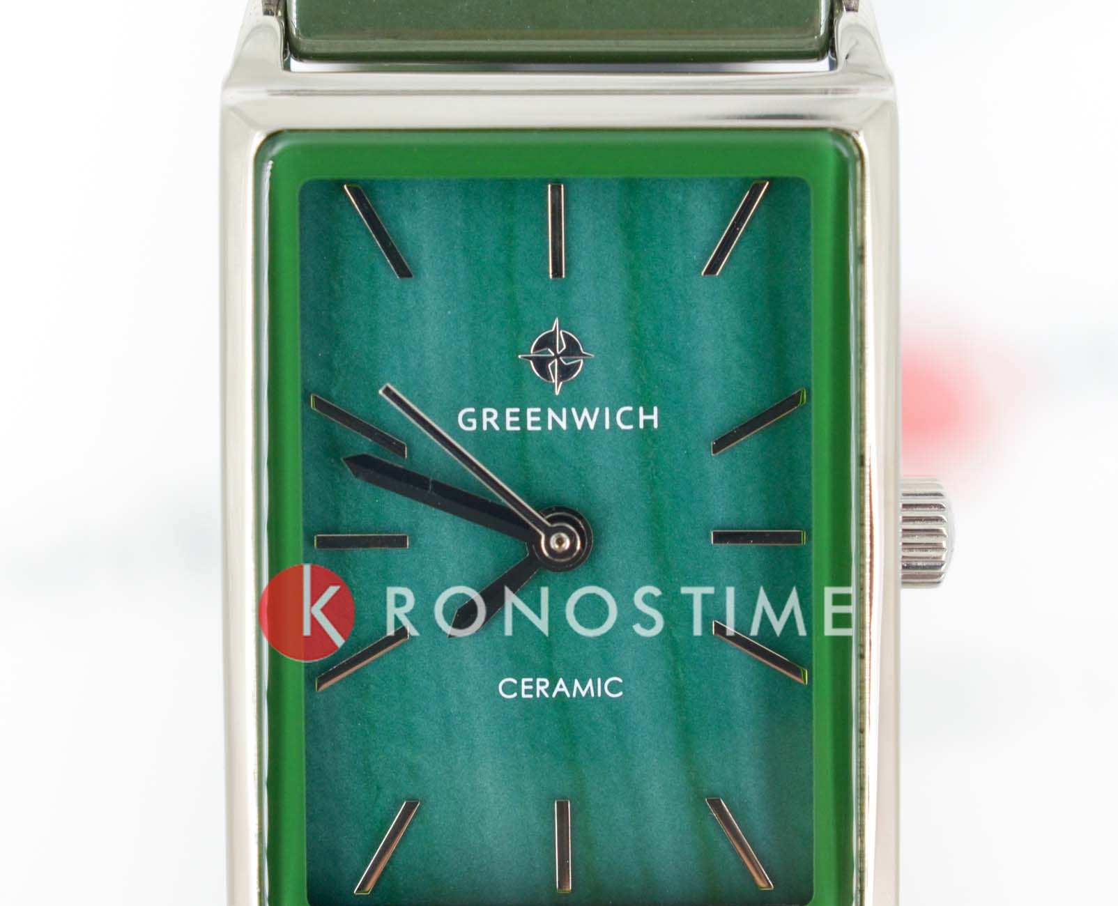 Greenwich Greenwich Electra GW 521.10.38,  англия женские часы на браслете сталь + керамические вставки боковой вид